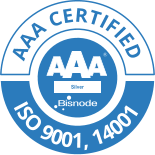 AAA CERTIFIED                                                                                                                                                        ISO 9001, 14001 A A A R Silver Bisnode